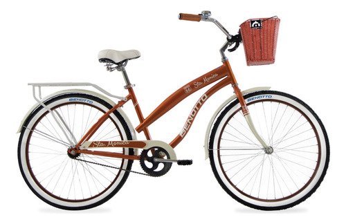 Bicicleta Benotto City Sta. Monica R26 1v Frenos Contrapedal Color Cobre