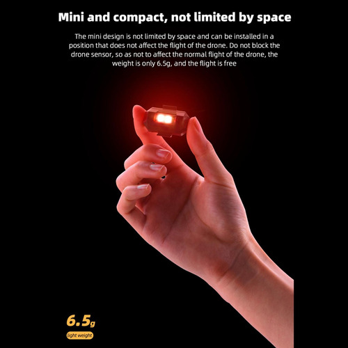 Drone Night Strobe Lamp Indicador Flash Light, 4 Luces De