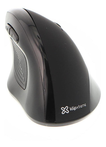Mouse Inalámbrico Semi Vertical 1600dpi Klipxtreme Kmw-390 Color Negro