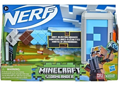 Nerf Minecraft Pistola De Dardos - Original Stormlander