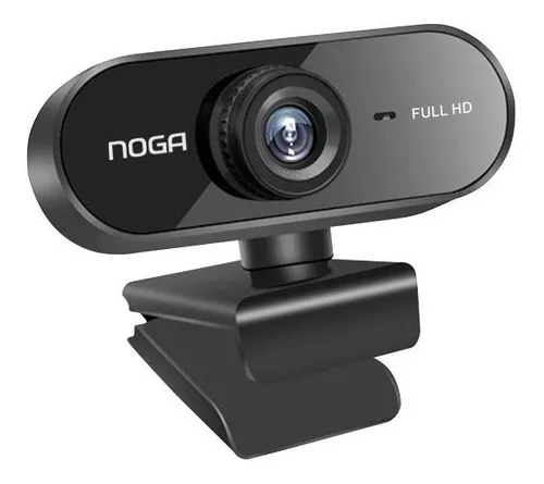Webcam Camara Web Para Pc Full Hd 1080p Con Microfono Noga Color Negro