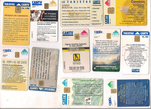 Tarjetas Telefonicas De Coleccion De Venezuela (Usado)