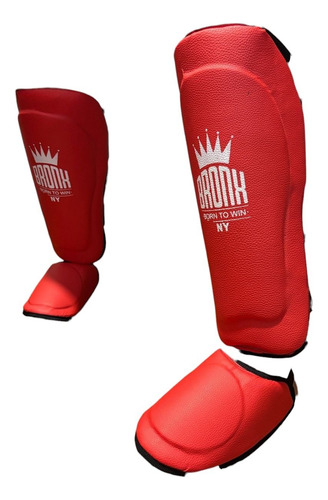 Protector Tibial Low Kick Extreme Bronxboxing Negro Xl