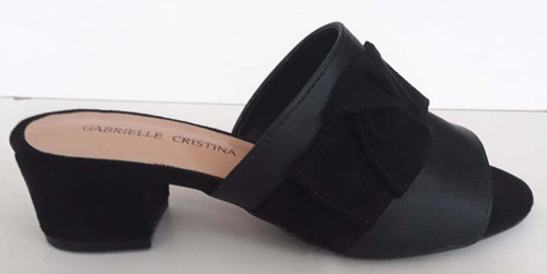 Tamanco Feminino Gabrielle Cristina Preto 2800