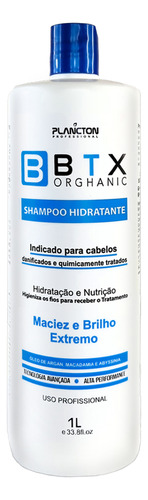 Kit Btx Orghanic 1litro (shampoo+condicionador)