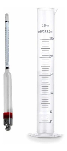 Densimetro Para Gasolina Con Probeta. 0.800 A .0900 