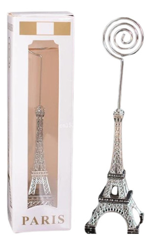 Torre Eiffel 17 Cm Tarjetero De Metal Monumentos Del Mundo 