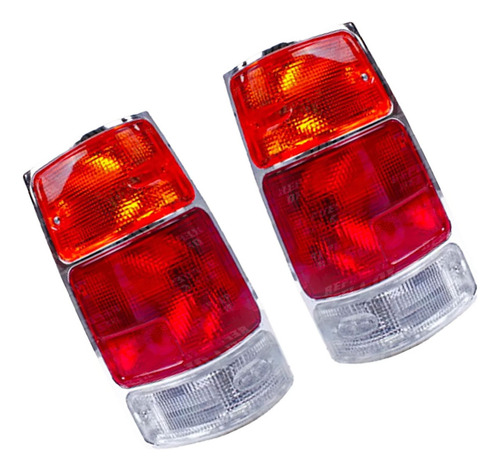 Par Farol Trasero Cromado Para Chevrolet Luv 1981 1988