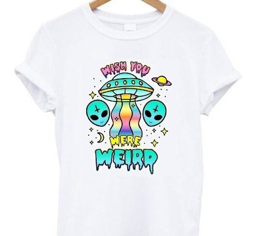 Remera Sublimada Aliens / Wish You/ Onda