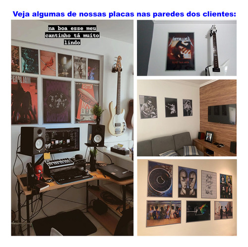 Poster Mpb Soul Tim Maia Síndico Pôsteres Placa A5 20x15cm B