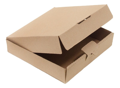 150 Caja Para Pizza Biodegradable 20x20x4.5cms Carton Microc