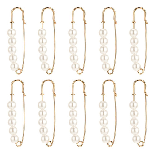 Broche De Perlas Para Mujer, 10 Broches Decorativos