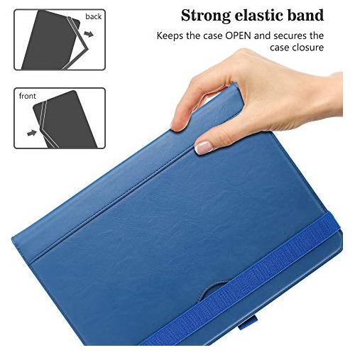 Procase Funda Para Tablet De 9 A 10 Pulgadas, Azul Marino