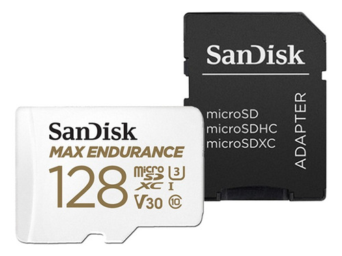 Sandisk Tarjeta Memoria Máxima Durabilidad 128gb + Adaptador