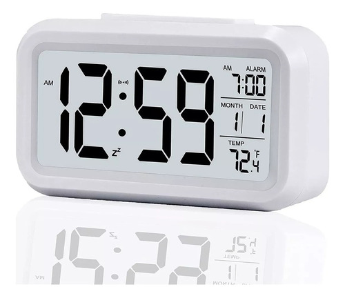 Reloj Despertador Pantalla Led Fecha Temperatura Alarma Dig