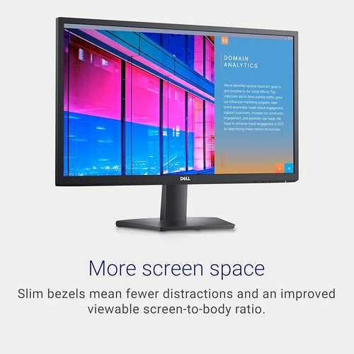 Monitor Dell Se2422hx: 24in | 16:9 Fhd (1920 X 1080) Negro (Usado)
