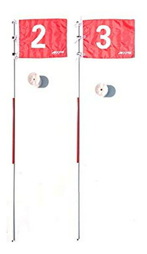 Set Golf Bandera Portátil Con Hoyo Para Practicar En Casa.