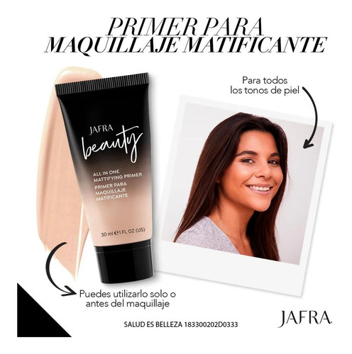 Primer Para Maquillaje Matificante 30 Ml By Jafra