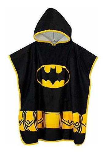 Dc Comics Boys' Batman Hooded Towel Poncho