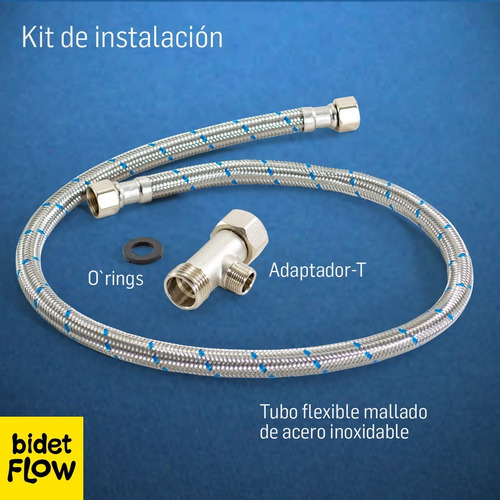 Imagen 6 de 10 de Bidet Para Inodoros Portátil Duchador Bidet De Mano Grifería