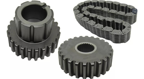 Kit 2 Engrenagem E Corrente Tração 4x4 Ranger Troller Coxim