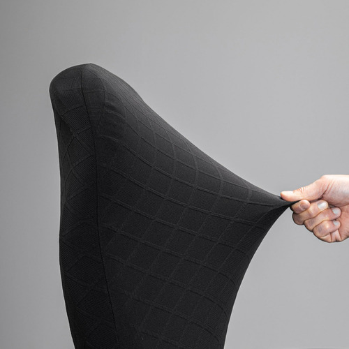 Funda Elástica Universal Para Silla De Oficina Tamaño L Negr