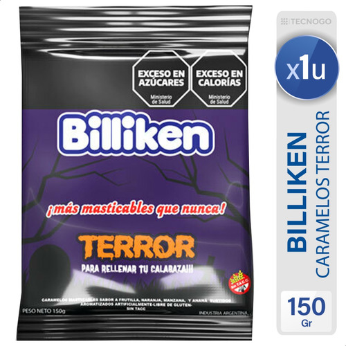 Caramelos Billiken Terror Sin Tacc Masticables Mejor Precio