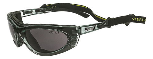 Lente Tipo Gafas Steelpro Gris Sport Antiempañante Acolchada