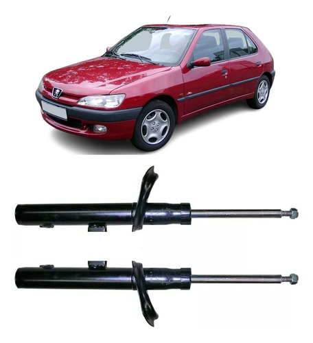 Kit X2 Amortiguadores De Suspension Del P/ Peugeot 306