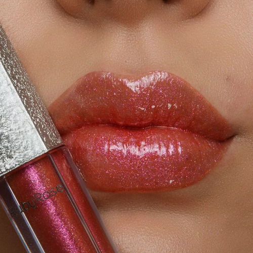 Gloss Shine Ruby Rose Brilloso Efecto Voluminizador Glitter Color 073