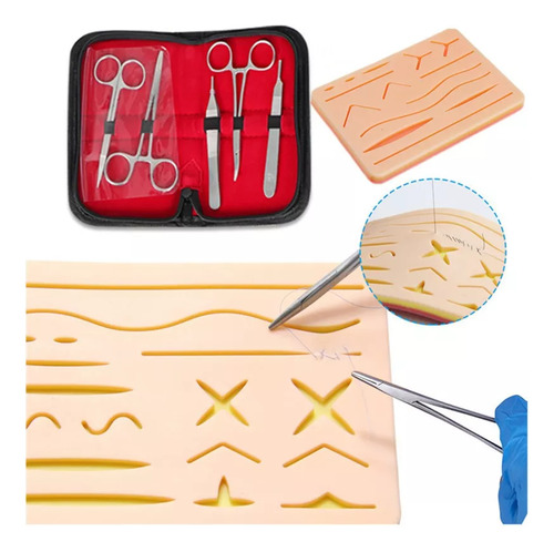 Kit De Disección/sutura Para Estudiantes De Medicina