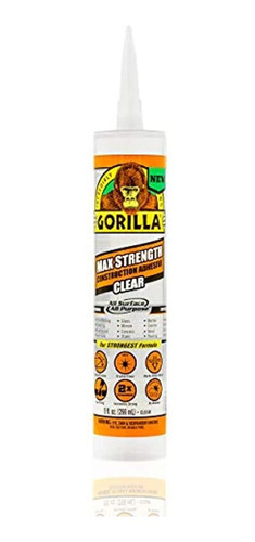 Gorilla Max Strength Adhesivo Transparente Para Construcción