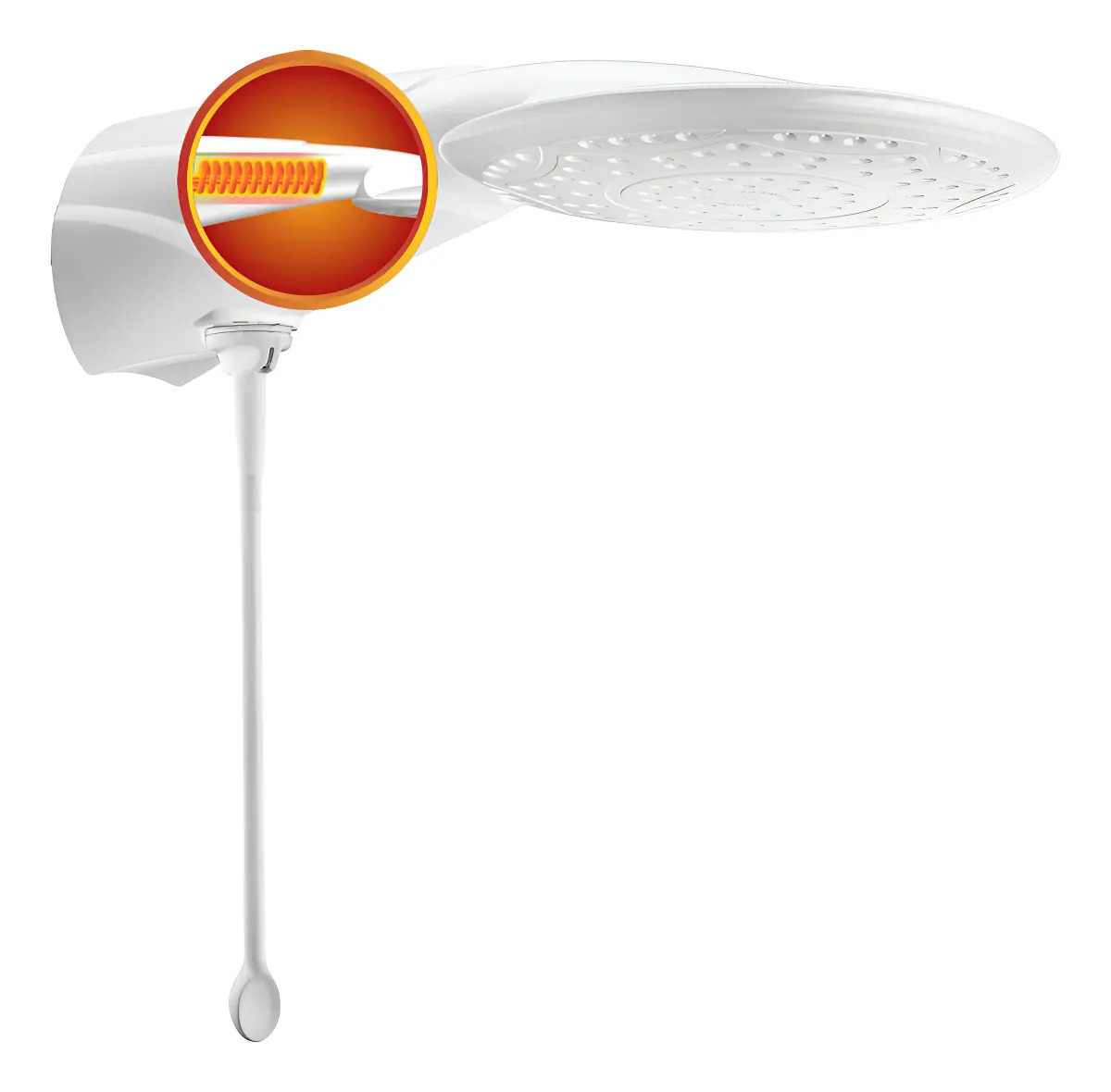Ducha Advanced Eletrônica Blindada 6000w Lorenzetti Branco