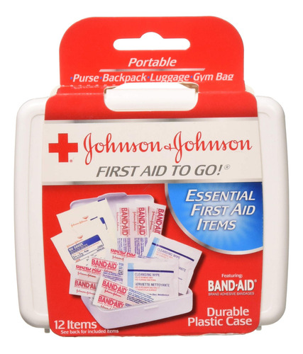 Johnson & Johnson Kit De Primeros Auxilios Para Llevar, 12 .