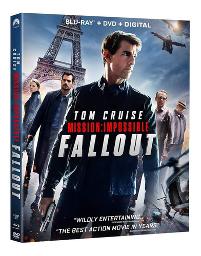 Blu Ray Mission Impossible Fallout T Cruise Dvd 