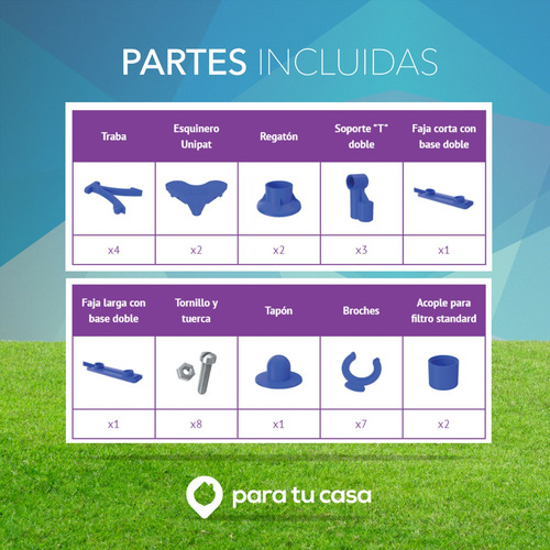 Pileta Pelopincho 4500 Lt + Base Y Cubre Pileta + Bomba