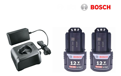 Kit Bosch 2 Baterias 12v 2ah + Cargador
