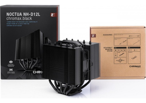 Disipador Cpu Cooler Noctua Nh-d12l Black Am4 Am5 S1700