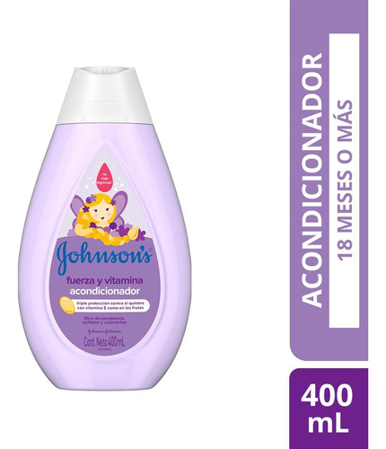 Acondicionador Niños Johnson's® Fuerza Y Vitamina 400 Ml