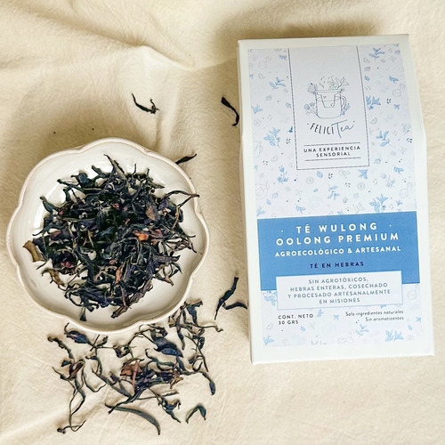 Té Oolong Wulong Azul Premium Hebras Agroecológico Felicitea