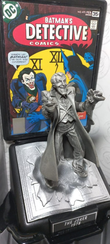 Joker (coringa) Metal - Era De Prata + Capa Da Hq De 1978