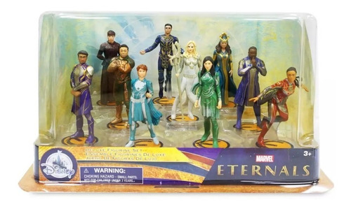 Disney Store Set Figurines Eternals Marvel 2021