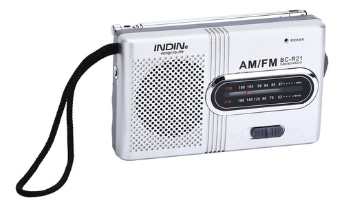 Mini Reproductor De Radio Portátil Pocket Am Fm Con Batería