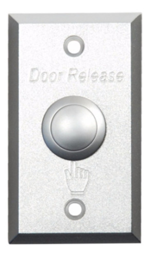 Imagen 1 de 7 de Pulsador Boton Salida Metalico Rectangular Acceso