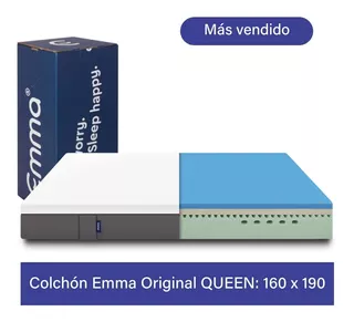 Colchón Emma Queen | Tecnología Alemana | Memory Foam