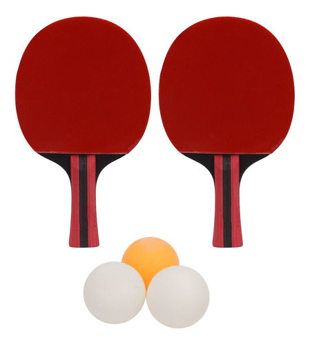 Juego De 2 Palas De Tenis De Mesa, Ping-pong, 3 Unidades