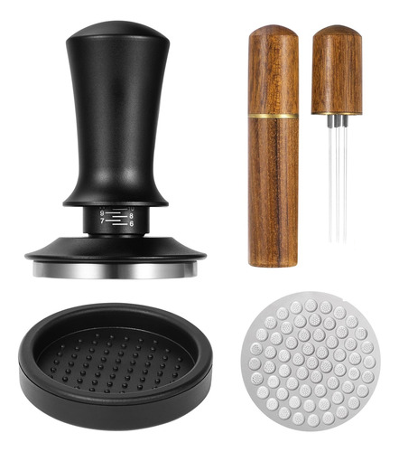 Set De Tamper Y Agitador Para Espresso De 51 Mm, Tamper Para