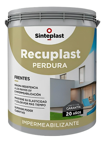 Pintura Recuplast Perdura Frentes 4 Lts Proxecto - Envío!