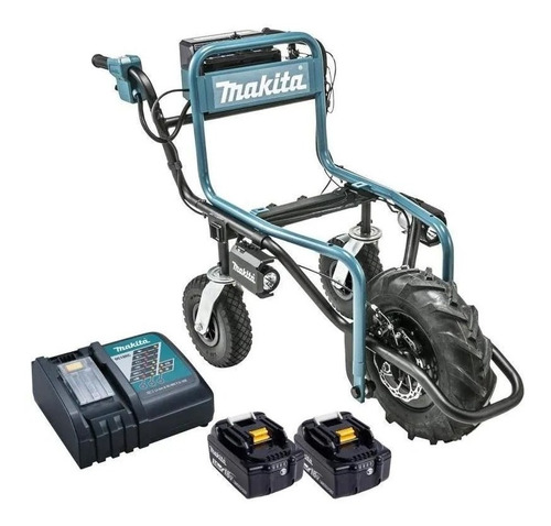 Carrinho Transporte Dcu180z 2ba 18v 5ah + Carregador Makita