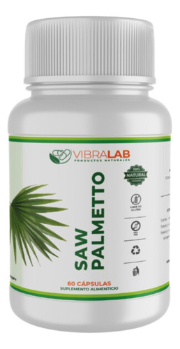 Saw Palmetto 60 Cap. 500mg 100% Natural. /prostata